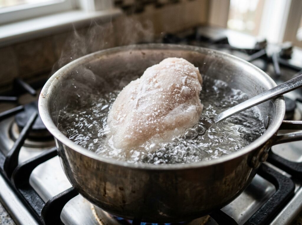 Can You Boil Frozen Chicken