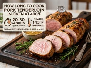 How Long to Cook Pork Tenderloin in Oven at 400